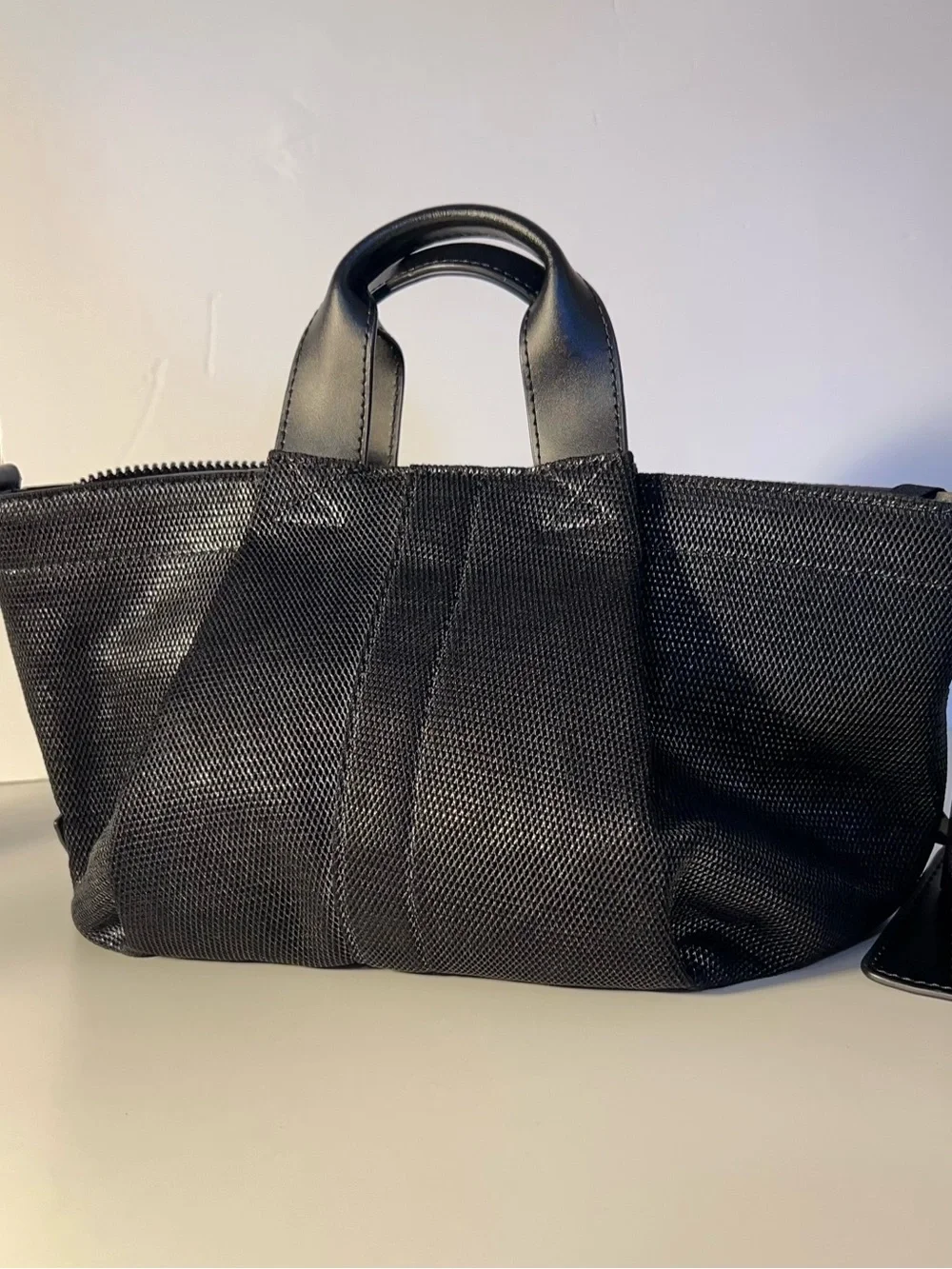 Transience Handbag or crossbody with Detachable Strap and Pouch
